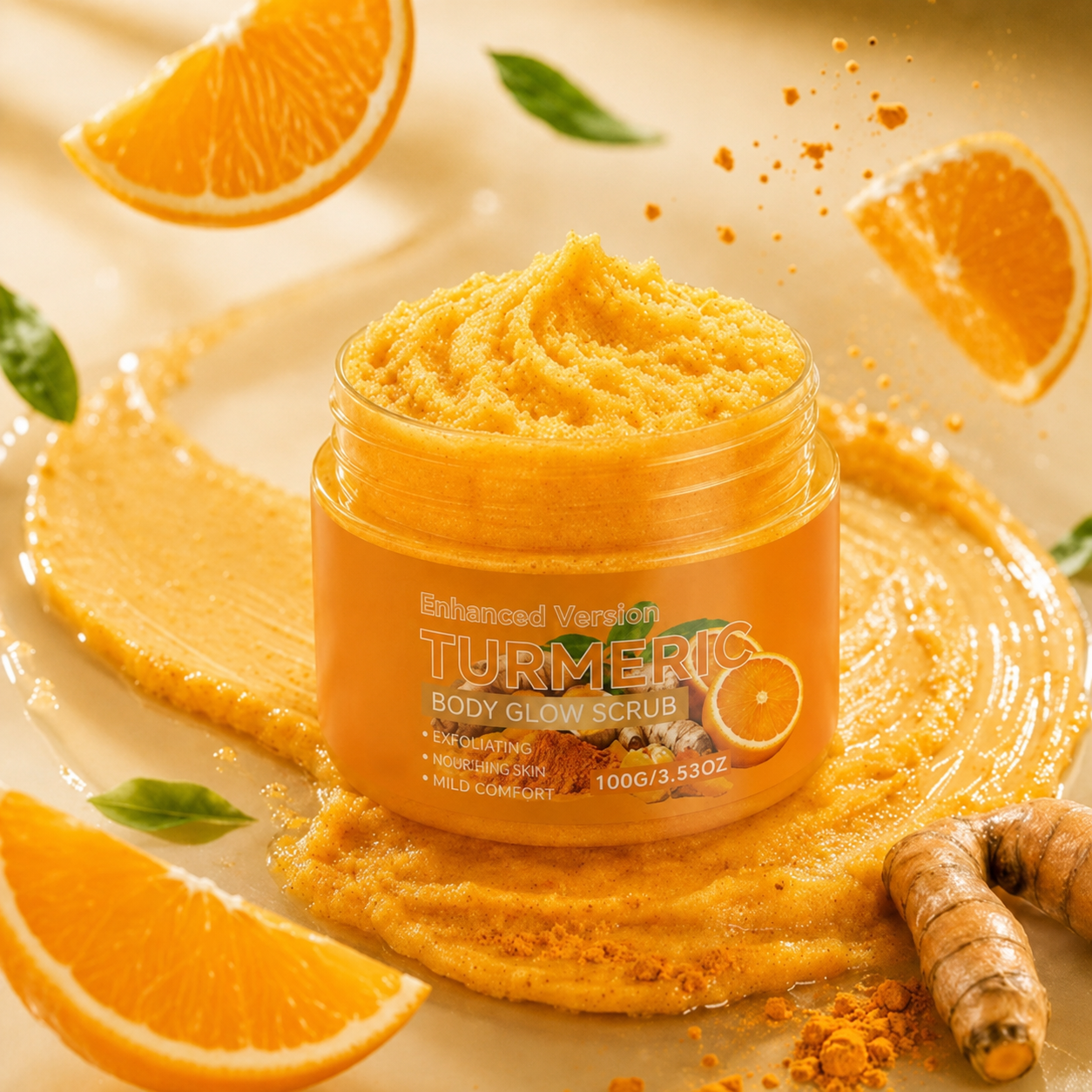 Turmeric Glow Scrub — Buff Away Dull, Rough Skin for a Softer, Smoother-Looking Glow