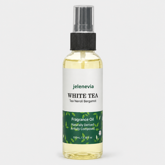 Jelenevia Hotel Diffuser Oil Refill – White Tea💞, Neroli & Bergamot Home Fragrance