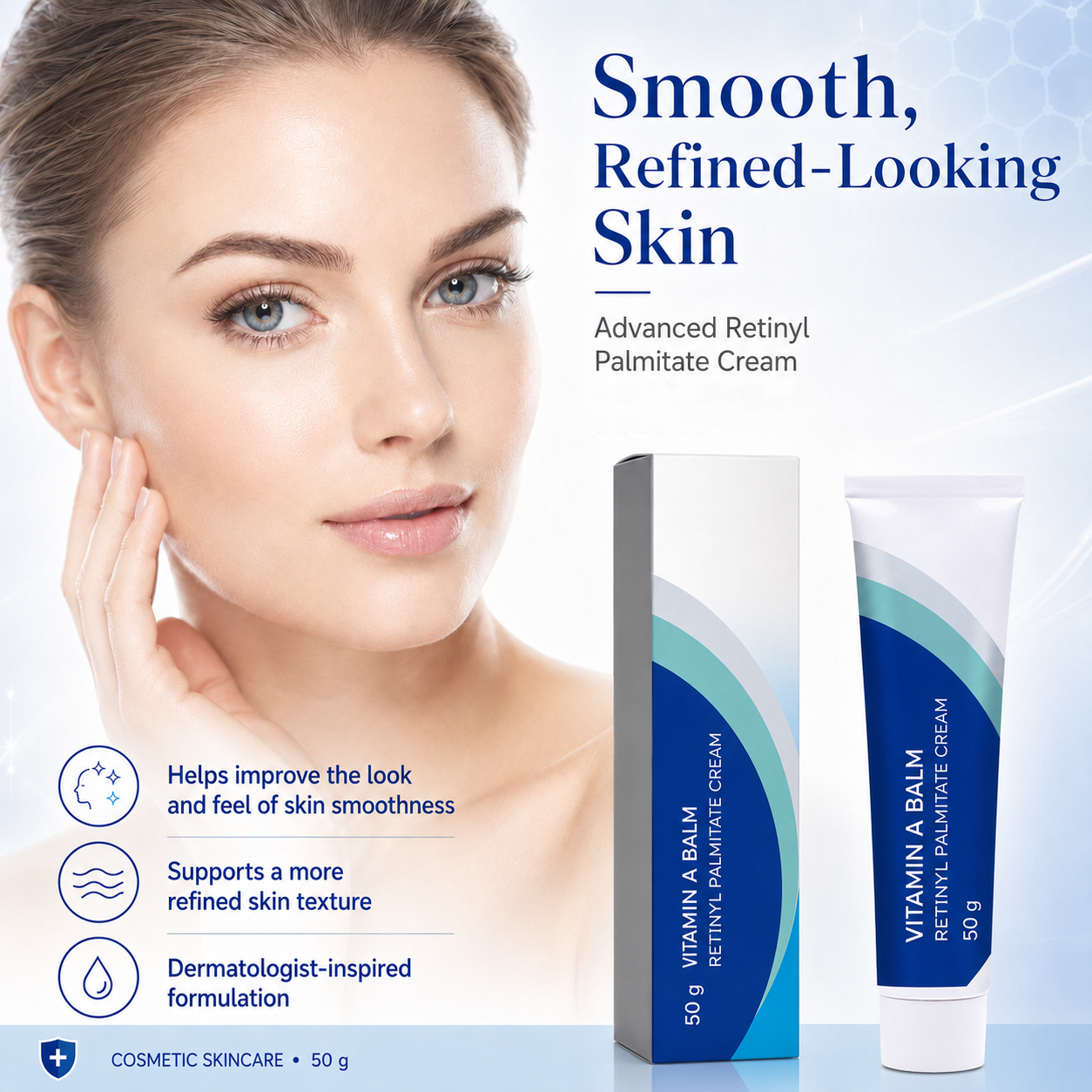 Vitamin A Retinyl Palmitate Balm 50g – Deep Hydration for Smoother, Firmer-Looking Skin