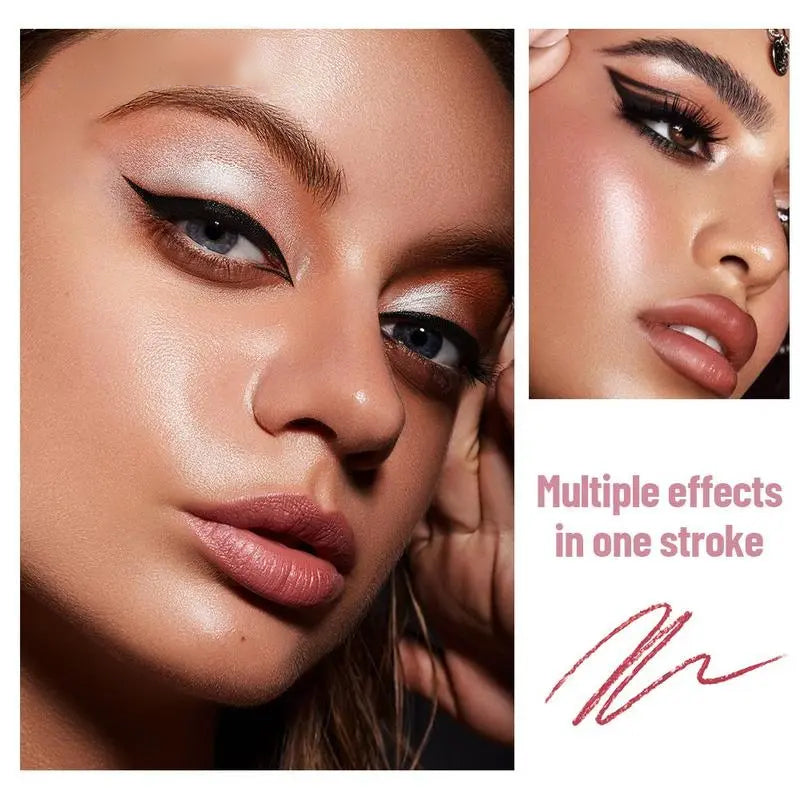 Complete makeup look created with the 4-in-1 makeup pen
